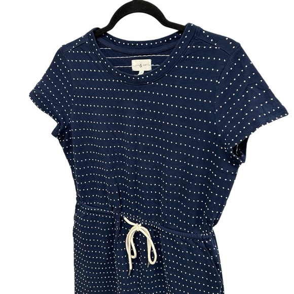 Lou & Grey Luvstretch Drawstring Pocket Dress Summer Coastal Nautical Beach - Picture 5 of 11